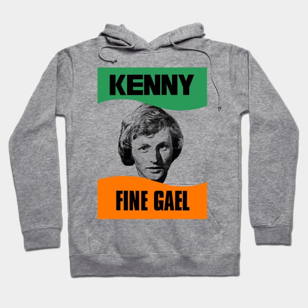 Enda Kenny / Fine Gael Retro Election Poster Hoodie by feck!